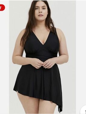 Torrid One Piece Swim Dress Sz 1